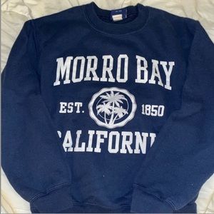 Navy Morro bay crew neck size S-M